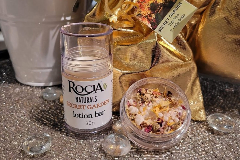 a close up of a jar of food on a table.