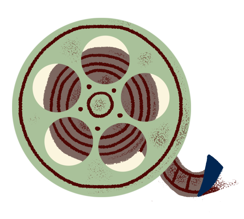 illustration of a film reel