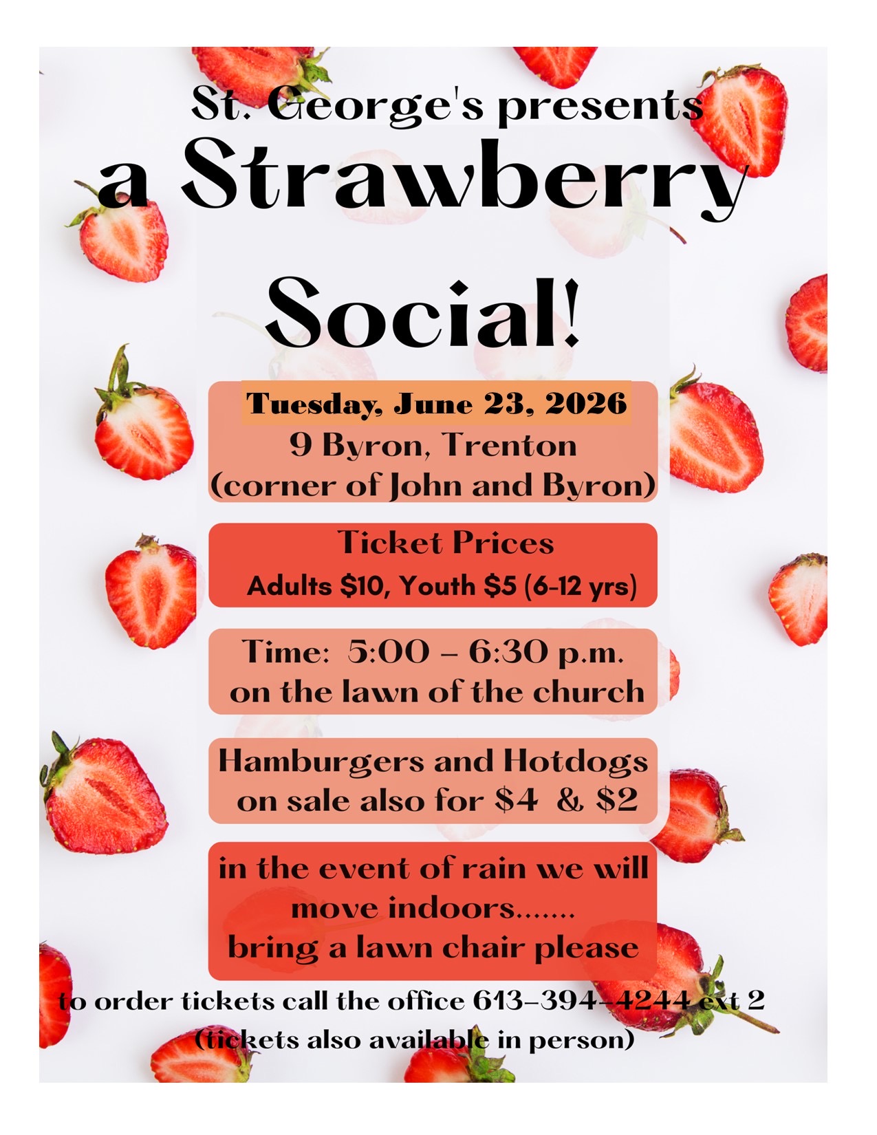 strawberry social graphic with strawberries