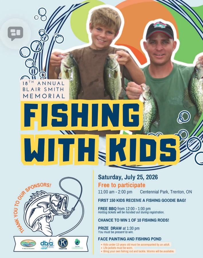 father and son holding fish