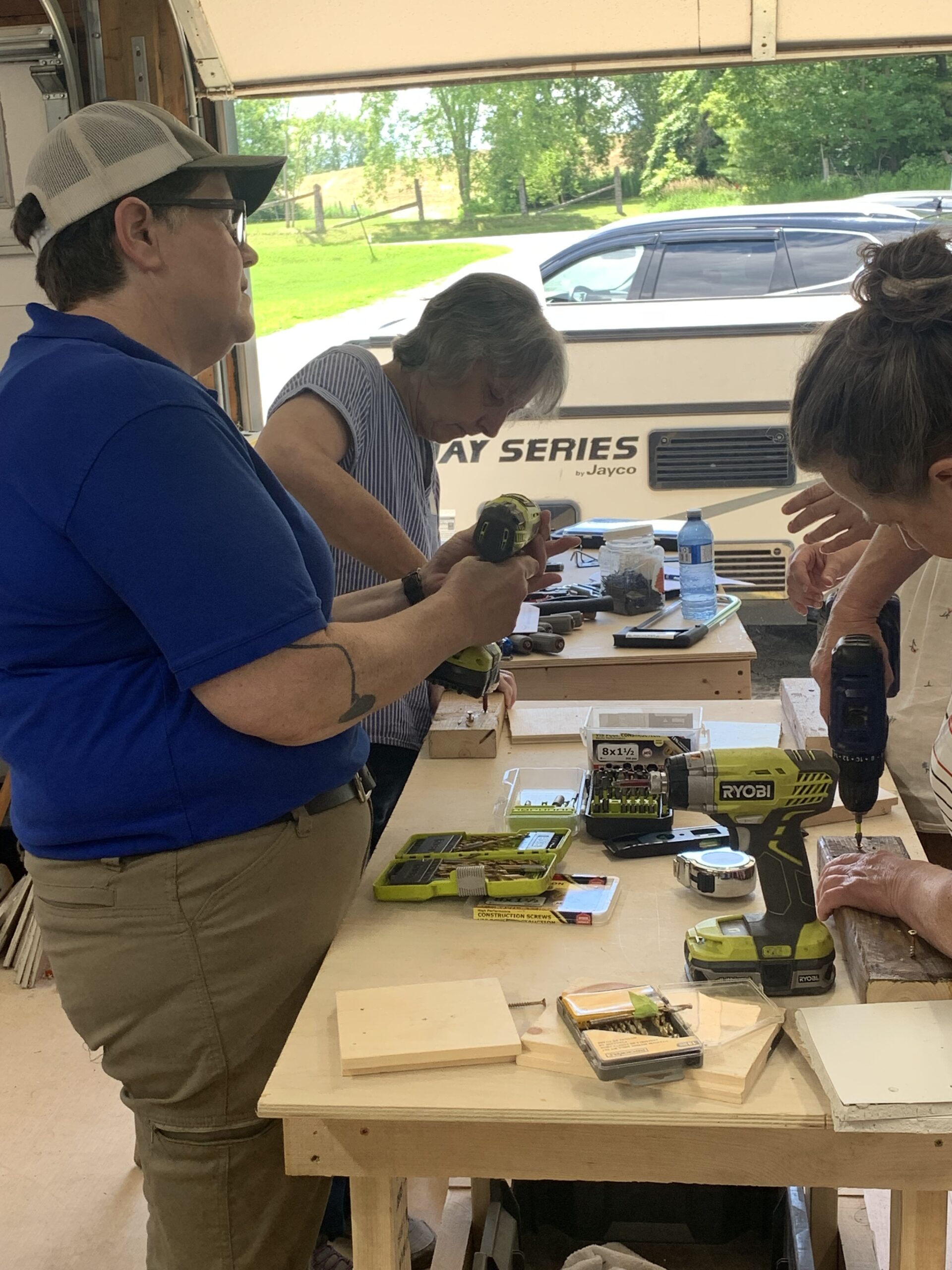 women using tools