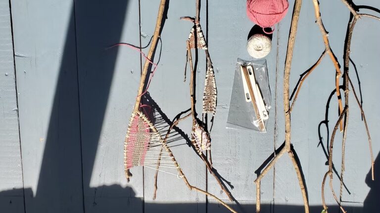 stick weaving