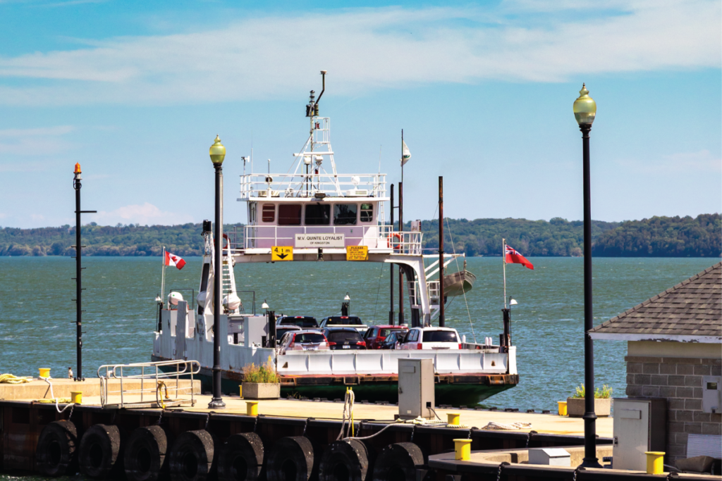 Image of a ferry at a dock