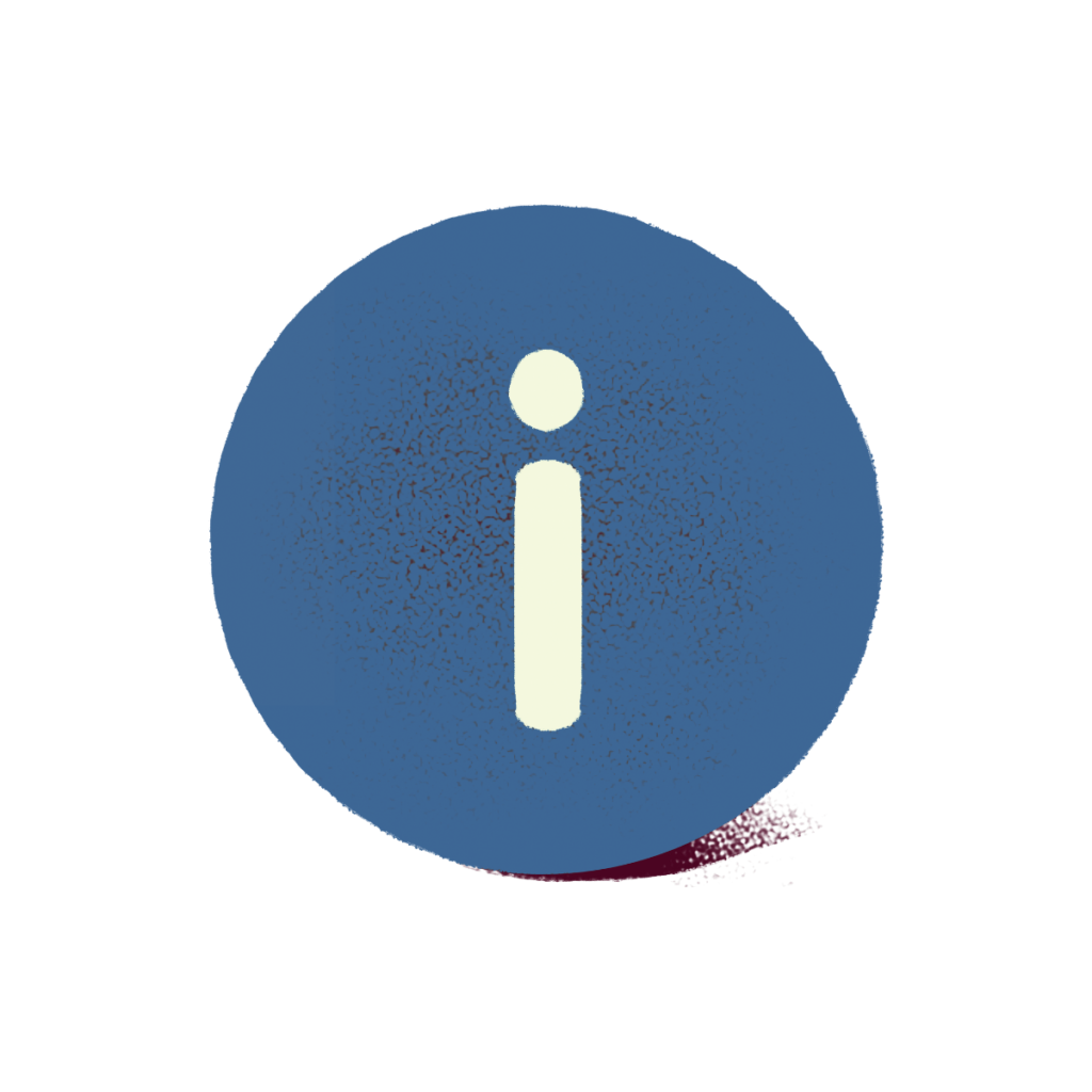 Illustration of an information circle